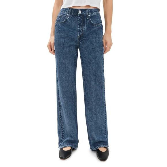 Rag & Bone Wide Leg Miramar Jeans Pants Pull On M - Picture 1 of 5
